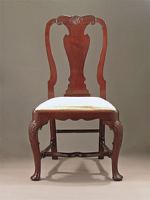 Queen Anne / George I Irish Cuban Mahogany Side Chair